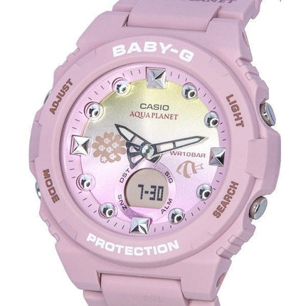 Casio Baby-G Aquaplanet Edición limitada Analógico Digital Multicolor Dial Cuarzo BGA-320AQ-4A 100M Reloj para mujer