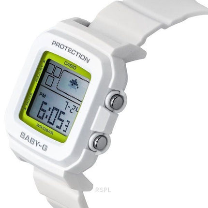 Reloj Casio Baby-G Plus Digital 30.º aniversario con correa de resina blanca de cuarzo BGD-10K-7 100M para mujer con soporte esp