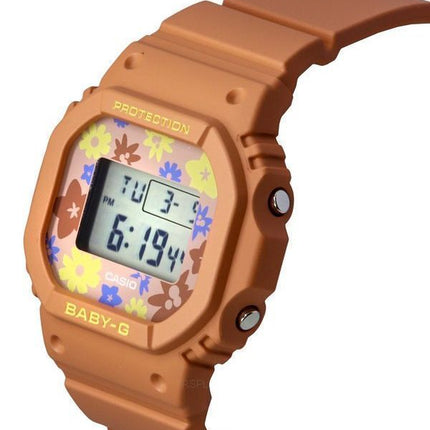 Casio Baby-G Retro Flower Field Digital Resin Strap Quartz BGD-565RP-4 100M Womens Watch