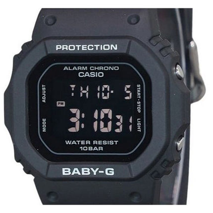 Reloj Casio Baby-G digital con correa de resina negra de cuarzo BGD-565U-1 100M para mujer