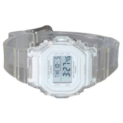 Reloj Casio Baby-G digital con correa de resina transparente de cuarzo BGD-565US-7 100M para mujer