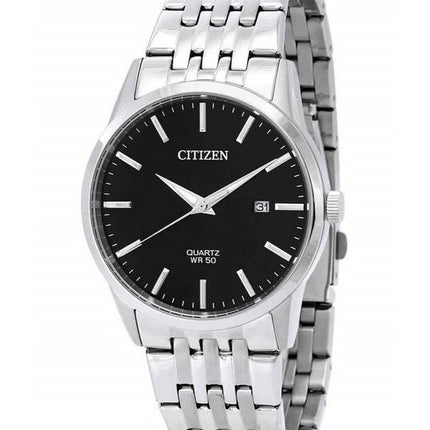 Reloj para hombre Citizen Black Dial de acero inoxidable de cuarzo BI5000-87E