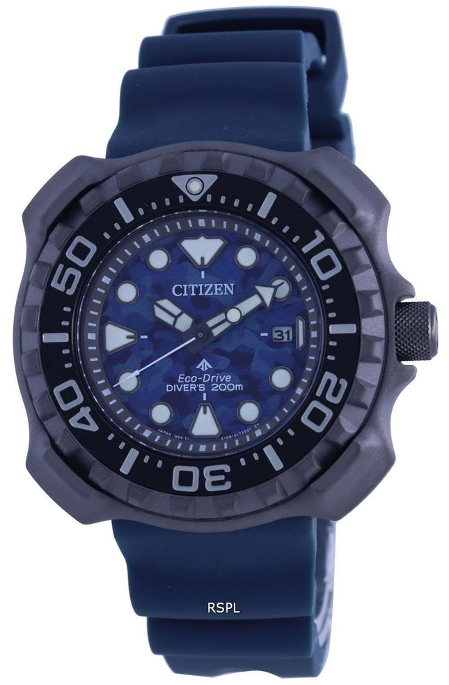 Reloj para hombre Citizen Promaster Polyurethane Strap Eco-Drive BN0227-09L 200M