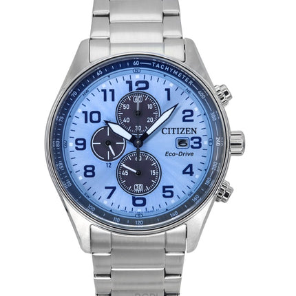 Reloj Citizen Eco-Drive Chronograph de edición limitada en acero inoxidable con esfera azul CA0770-72M 100M para hombre