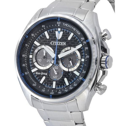 Citizen Eco-Drive Cronógrafo Acero inoxidable Esfera negra CA4560-81E 100M Reloj para hombre