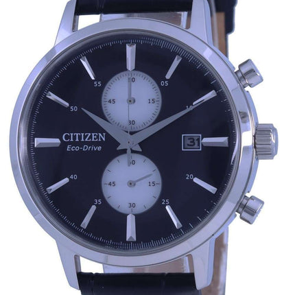 Reloj para hombre Citizen Classic Twin Eye CronÃ³grafo con correa de cuero Eco-Drive CA7061-18E