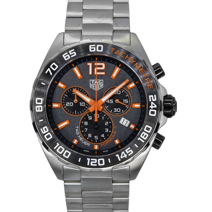 Reloj de buceo Tag Heuer Formula 1 Cronógrafo de acero inoxidable con esfera gris y cuarzo CAZ101AH.BA0842 200M para hombre