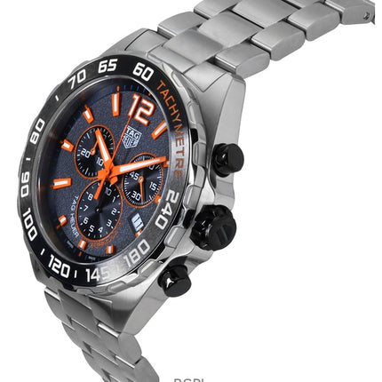 Reloj de buceo Tag Heuer Formula 1 Cronógrafo de acero inoxidable con esfera gris y cuarzo CAZ101AH.BA0842 200M para hombre