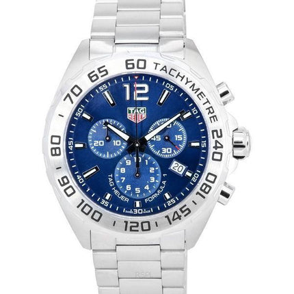 Tag Heuer Fórmula 1 Cronógrafo Sunray Esfera azul Cuarzo CAZ101K.BA0842 200M Reloj para hombre