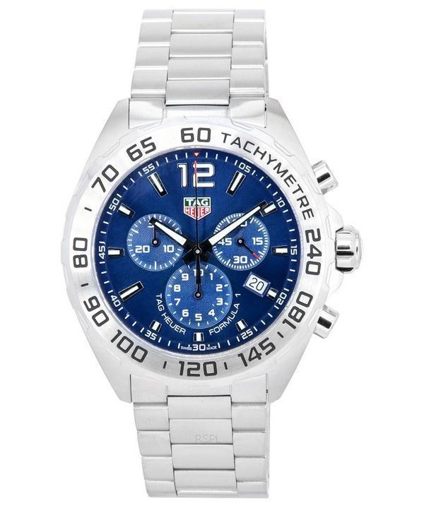 Tag Heuer Fórmula 1 Cronógrafo Sunray Esfera azul Cuarzo CAZ101K.BA0842 200M Reloj para hombre