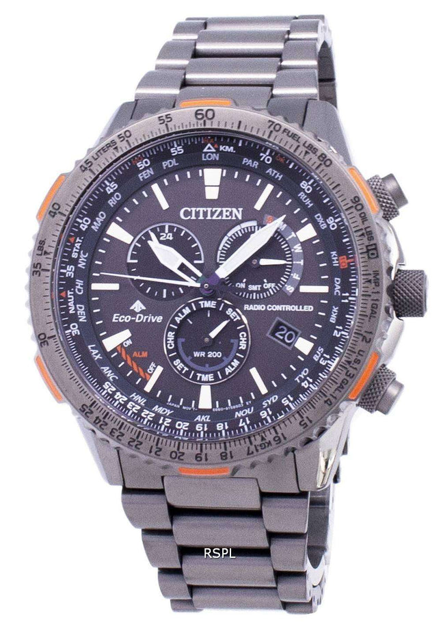 Ciudadano promaster Sky Eco-Drive CB5007-51H radio controlado 200M reloj de los hombres