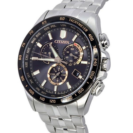 Reloj para hombre Citizen Denpa 30.º aniversario Edición limitada Radio Control Cronógrafo Eco-Drive CB5876-60E 100M