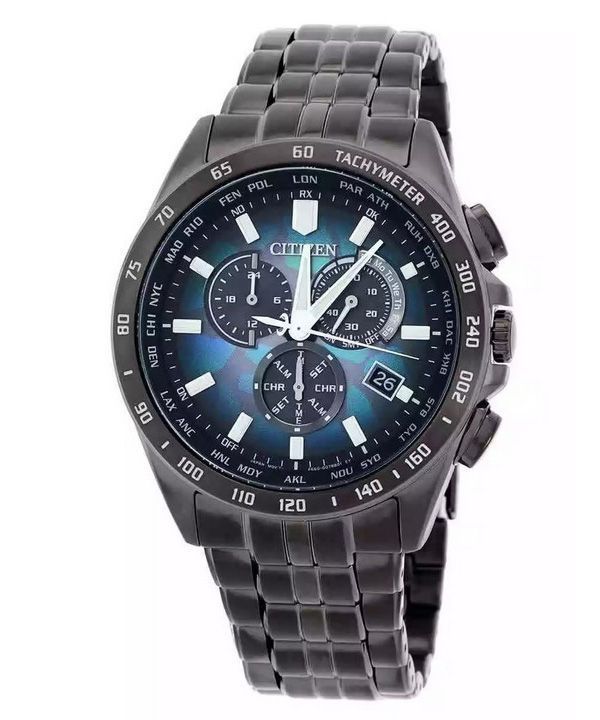 Reloj para hombre Citizen PCAT Edición limitada Calendario perpetuo Cronógrafo Esfera multicolor Eco-Drive CB5878-56E 100M