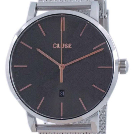 Cluse Aravis Grey Dial acero inoxidable cuarzo CW0101501003 Reloj para mujer