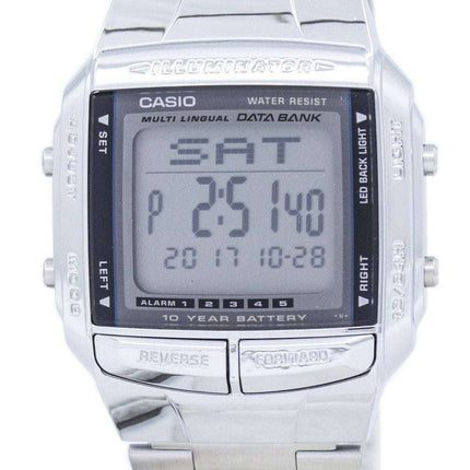 Casio Data Bank Illuminator Dual Time Alarm Digital DB-360-1A DB360-1A Reloj para hombre