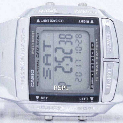 Casio Data Bank Illuminator Dual Time Alarm Digital DB-360-1A DB360-1A Reloj para hombre