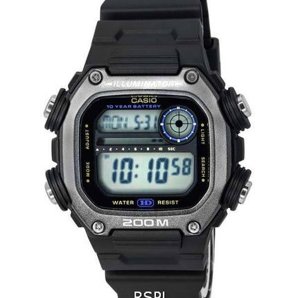 Casio Digital Sports Resina Correa Cuarzo DW-291HX-1A DW291HX-1 200M Reloj para hombre