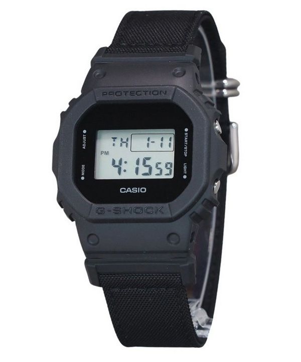 Reloj Casio G-Shock Digital Eco con correa de tela de cuarzo DW-5600BCE-1 200M para hombre