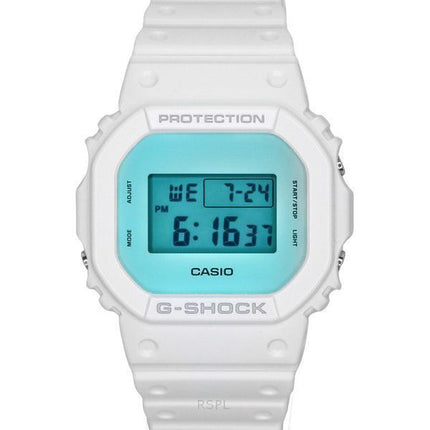 Reloj Casio G-Shock digital con correa de resina blanca de cuarzo DW-5600TL-7 200M para hombre