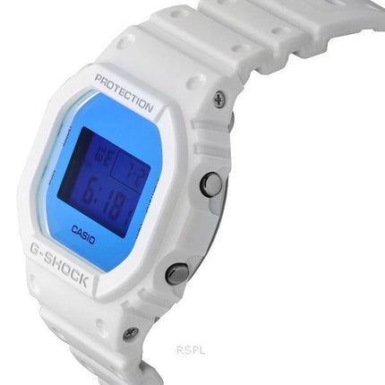 Reloj Casio G-Shock digital con correa de resina blanca de cuarzo DW-5600TL-7 200M para hombre