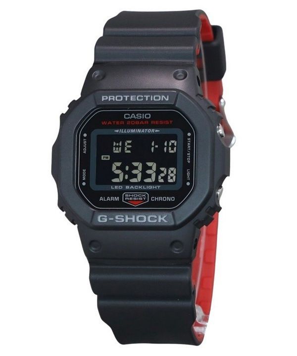 Reloj Casio G-Shock digital con correa de resina de cuarzo DW-5600UHR-1 200M para hombre