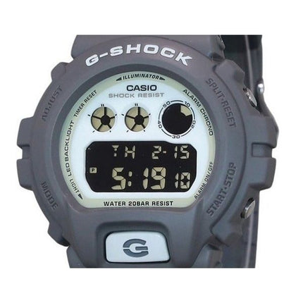 Reloj Casio G-Shock Hidden Glow con correa de resina digital de cuarzo DW-6900HD-8 200M para hombre