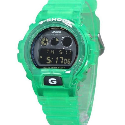 Reloj Casio G-Shock Joytopia digital translúcido con correa de resina verde cuarzo DW-6900JT-3 200M para hombre