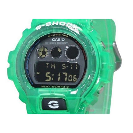 Reloj Casio G-Shock Joytopia digital translúcido con correa de resina verde cuarzo DW-6900JT-3 200M para hombre