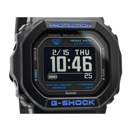 Reloj para hombre Casio G-Shock G-Squad Digital Smartphone Link Bluetooth Bio-Based Resin Solar DW-H5600-1A2 200M