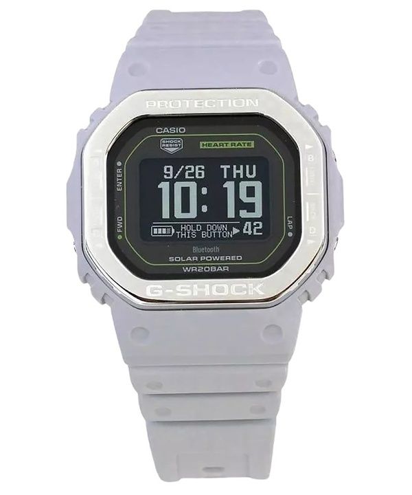 Reloj Casio G-shock Move Digital Smartphone Link con correa de resina de base biológica Solar DW-H5600MB-8A9 200M para hombre