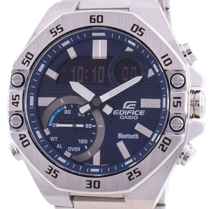 Reloj Casio Edifice World Time Mobile Link ECB-10D-2A ECB10D-2 100M para hombre