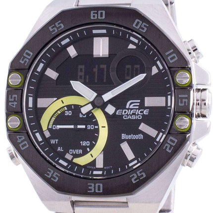 Reloj Casio Edifice World Time Mobile Link ECB-10DB-1A ECB10DB-1 100M para hombre