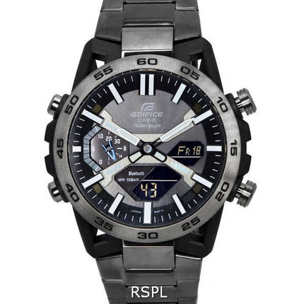 Reloj Casio Edifice Sospensione Analógico Digital Solar ECB-2000DC-1A ECB2000DC-1 100m para hombre