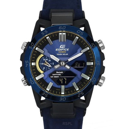 Casio Edifice Sospensione 50th Anniversary Limited Edition Blue Dial Tough Solar ECB-2000SS-2A 100M Mens Watch