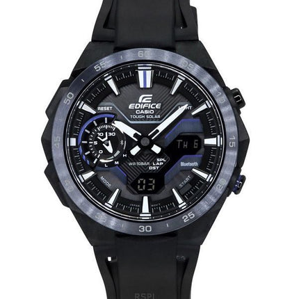 Reloj para hombre Casio Edifice Windflow analógico digital Smartphone Link esfera negra Tough Solar ECB-2200PB-1A 100M