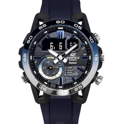 Reloj Casio Edifice Sospensione Nighttime Drive analógico digital Smartphone Link cuarzo ECB-40NP-1A 100M para hombre