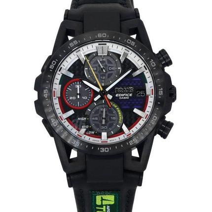 Reloj Casio Edifice Sospensione analógico TOM&#39,S 50th Anniversary Edition con esfera negra y solar EFS-S641TMS-1A 100M para h