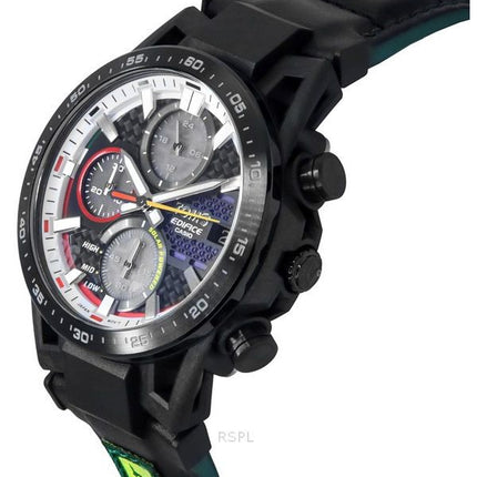 Reloj Casio Edifice Sospensione analógico TOM&#39,S 50th Anniversary Edition con esfera negra y solar EFS-S641TMS-1A 100M para h