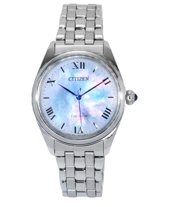 Reloj Citizen L Eco-Drive EM1140-80D para mujer, de acero inoxidable y esfera de nácar