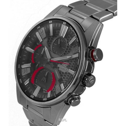 Reloj para hombre Casio Edifice Mobile Link analógico solar EQB-1200D-1A EQB1200D-1 100M