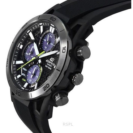 Reloj Casio Edifice Sospensione con cronógrafo analógico, correa de resina, esfera gris, solar EQS-960PB-1AV, 100 m, para hombre