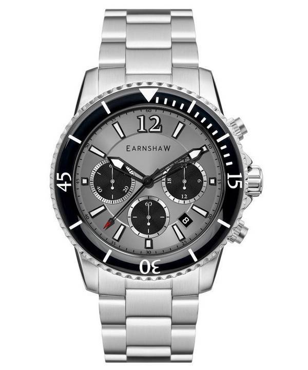 Thomas Earnshaw Duncan Cronógrafo Gris Dial Cuarzo ES-8132-44 100M Reloj para hombre