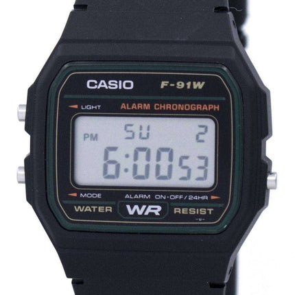 Casio clásico deportivo reloj cronógrafo F-91W-3SDG F-91W-3 varonil