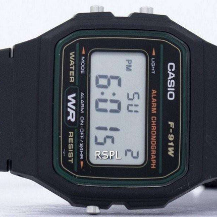 Casio clásico deportivo reloj cronógrafo F-91W-3SDG F-91W-3 varonil