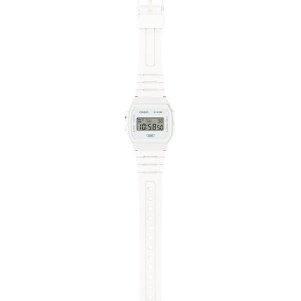 Casio Pop Digital Bio-Based White Resin Strap Quartz F-91WB-7A 100M Unisex Watch