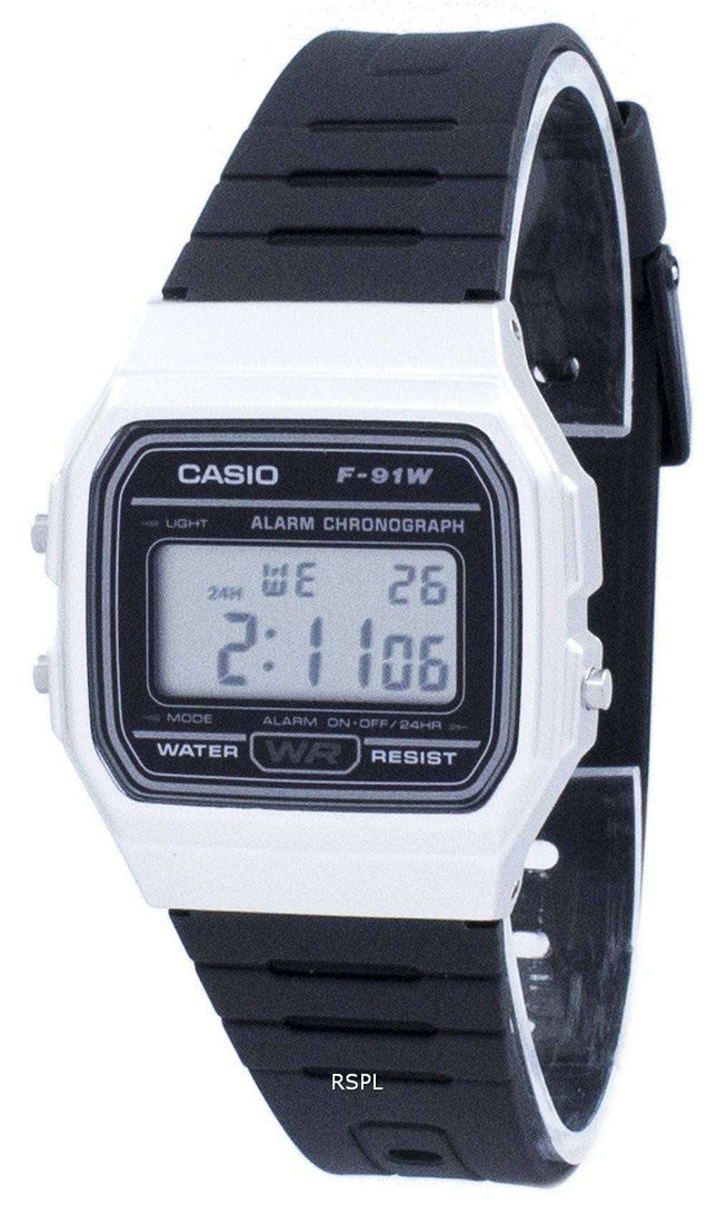 Reloj Unisex Casio Vintage cronógrafo alarma Digital F-91WM-7A F91WM-7A