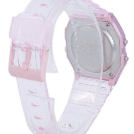 Reloj unisex Casio Youth Pink Resin Digital F-91WS-4 F91WS-4