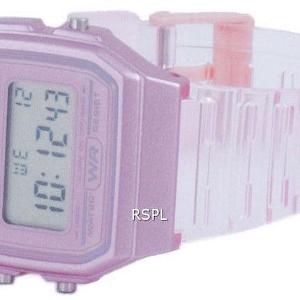 Reloj unisex Casio Youth Pink Resin Digital F-91WS-4 F91WS-4