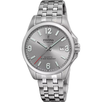 Reloj Festina de cuarzo con esfera gris titanio F20696-2 100M para hombre