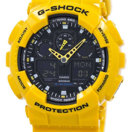 Casio G-Shock GA-100A-9ADR GA-100A-9A GA-100A-9 velocidad indicador alarma reloj